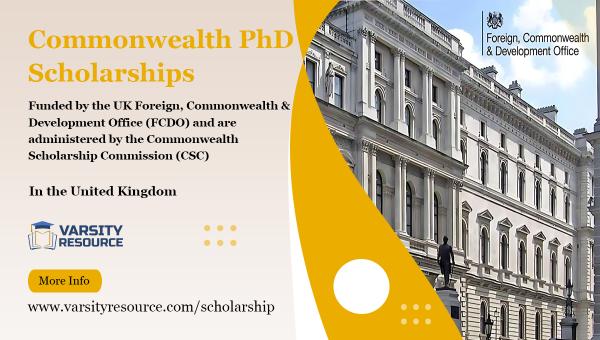 Commonwealth PhD Scholarships