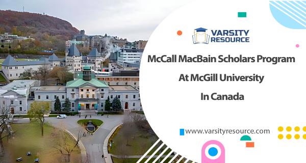 McCall MacBain Scholars Program at McGill University (2026 Cohort) in Canada