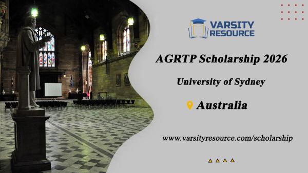 University of Sydney AGRTP Scholarship 2026, Australia